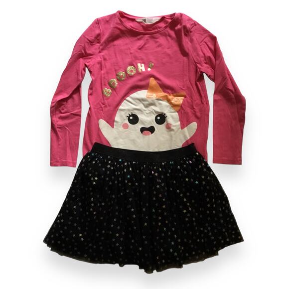 H&M ghost tee & Sweet Wink stars tulle skirt - Picture 1 of 8